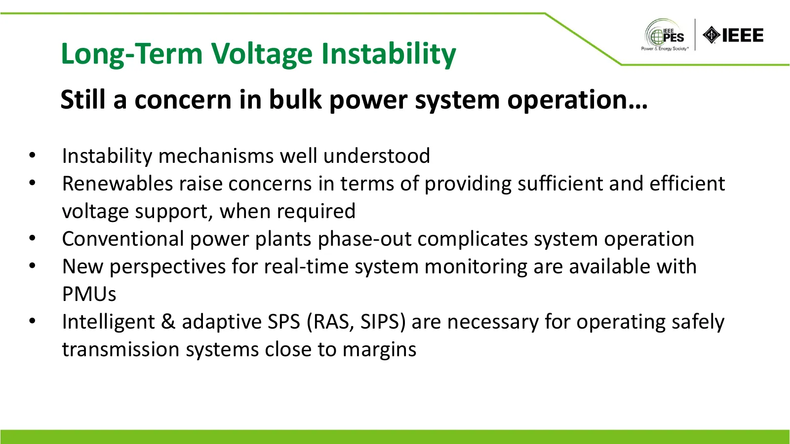 Long-Term Voltage Instability