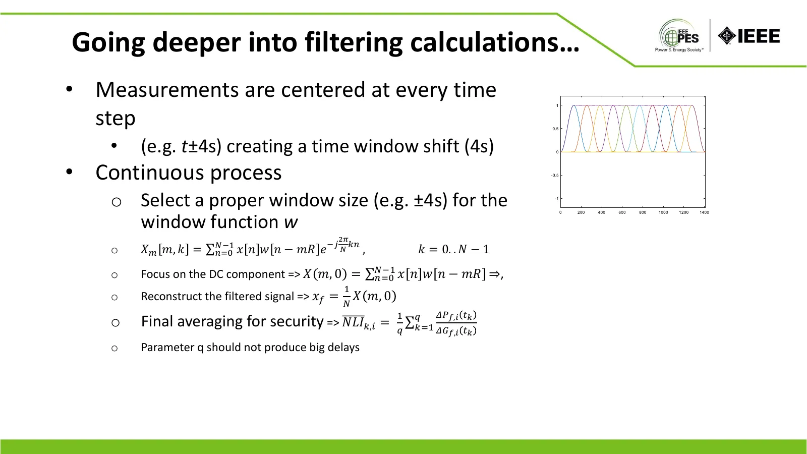 Going deeper into filtering calculations...
