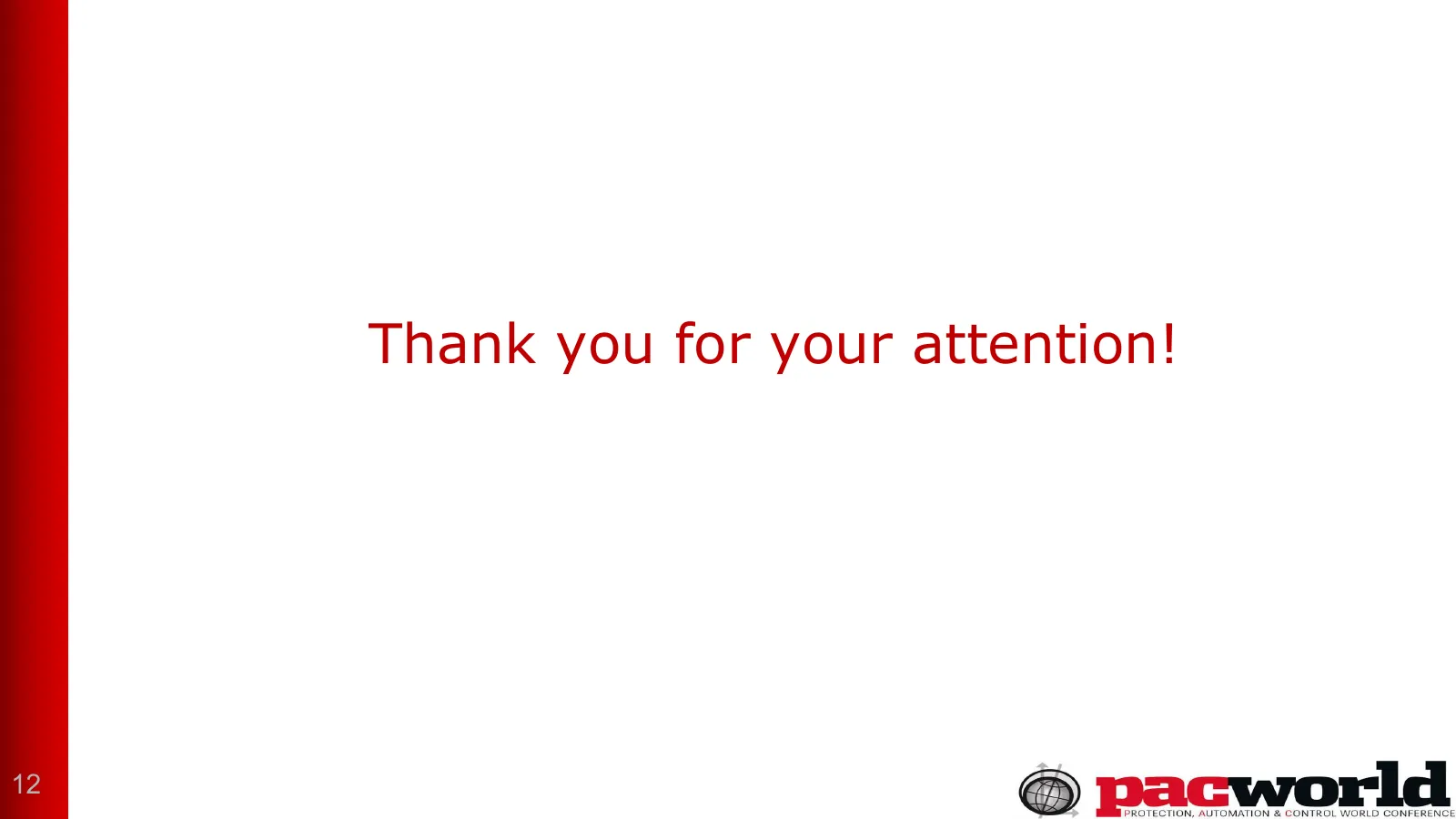 Thank you for your attention!